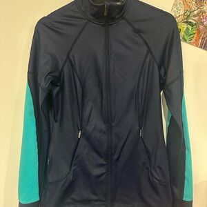 Victoria's Secret Dark Blue and‎ Light Blue matching athletic set size M